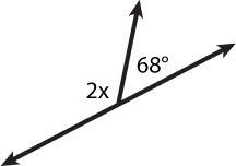 Two angles are adjacent, as shown in the diagram below. part a: use complete sentences to describe