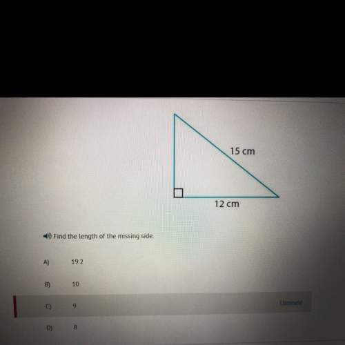 Find the length of the missing side.