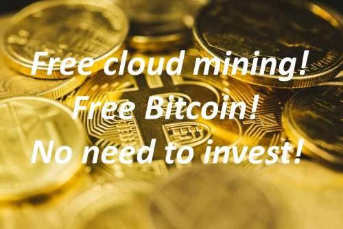Free cloud mining! free bitcoin! no need to invest!