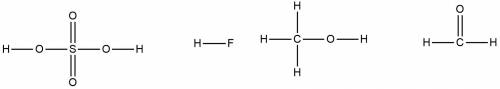 Which of the following molecules is/are expected to form hydrogen bonds in the liquid state or solid