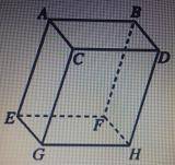 1. what plane contains points e, f, and h?  (1 point) - - the plane on the top of the figure the pla