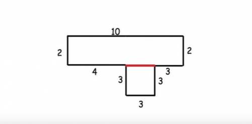 Find the area of the irregular shape