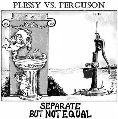 What did the supreme court mean by separate but equal why did many people feel this idea was faulty