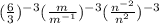 ( \frac{6}{3} )^{-3}( \frac{m}{m^{-1}} )^{-3}( \frac{n^{-2}}{n^2} )^{-3}