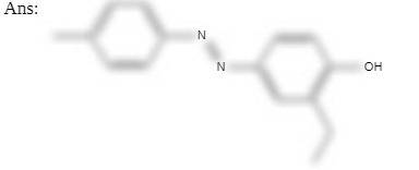 Predict the major product when p-toluidine reacts with sodium nitrite and hydrochloric acid at <
