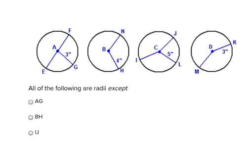 All of the following are radii except