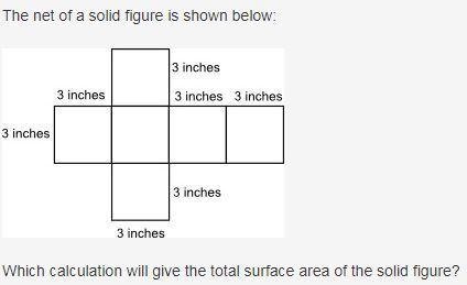 Heeeeeeellllppp the net of a solid figure is shown below: four squares are shown side by side in a