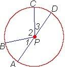 Given: ad diameter of circle p. m ab + m bc = measure of a)minor arc ac b) major arc ac