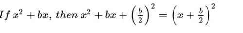 Completing the square graphing method square root method quadratic formula factoring