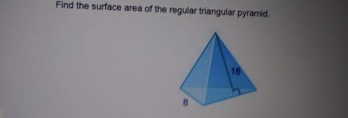 Find the surface area of the regular triangular pyramid round to the nearest hundredth
