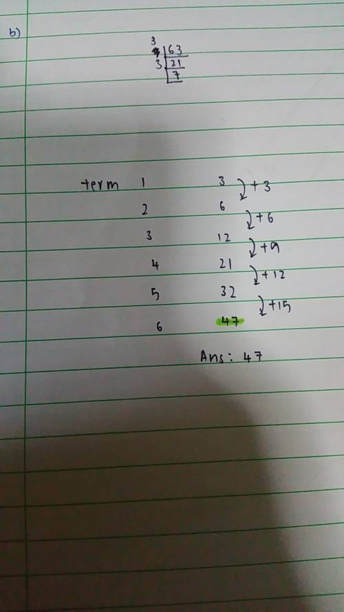 Find the 6th term of sequence 3,6,12