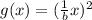 g(x)=(\frac{1}{b}x)^2