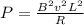 P=\frac{B^2 v^2 L^2}{R}