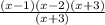 \frac{(x-1)(x-2)(x+3)}{(x+3)}