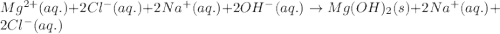 Mg^{2+}(aq.)+2Cl^-(aq.)+2Na^+(aq.)+2OH^-(aq.)\rightarrow Mg(OH)_2(s)+2Na^+(aq.)+2Cl^-(aq.)