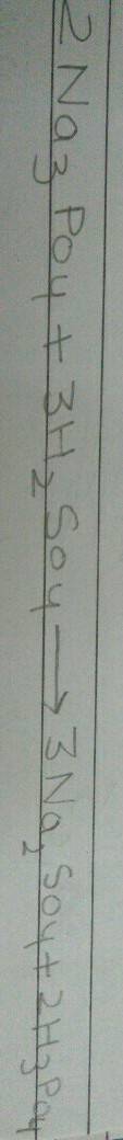 How do i balance this equation?  sodium phosphate reacts with sulfuric acid to form sodium sulfate a