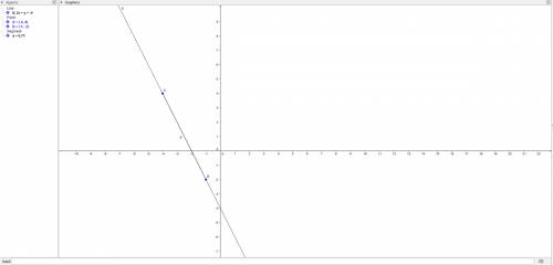 What is the slope of the line between (-4,4) and (-1, -2)