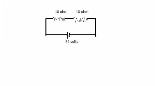 A. in the circuit below, identify how the resistors are connected and then identify the quantity tha