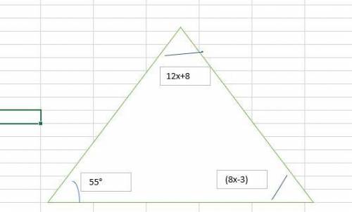 Find the value of k. then find the angle measures of the triangle. 45 sum of angle measures:  180°