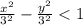 \frac{x^2}{3^2}-\frac{y^2}{3^2}