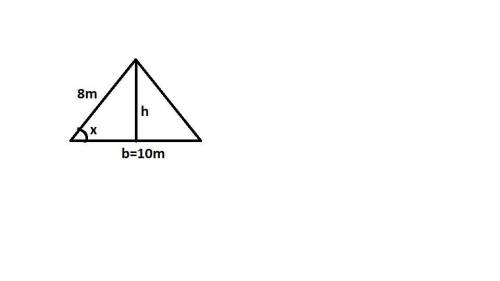 Two sides of a triangle are 8 m 8 m and 10 m 10 m in length and the angle between them is increasing