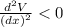\frac{d^2V}{(dx)^2}