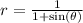 r=\frac{1}{1+\sin(\theta)}