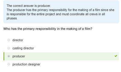 Who is primarily responsible for the visual representation of a film’s story?