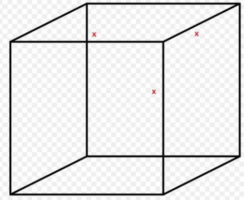 What solid figure has congruent squares on all six sides