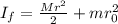 I_f=\frac{Mr^2}{2}+mr_0^2