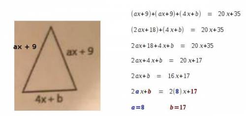 isosceles triangle perimeter equations