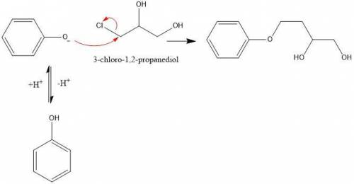 1. in the first step of the mechanism for this process, a phenoxide anion is generated. this phenoxi