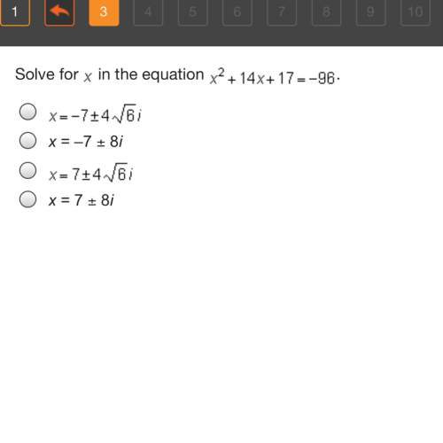 Solve for x in the equation x^2+14x+17=-96