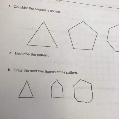 Describe the pattern, and draw the next two figures of the pattern