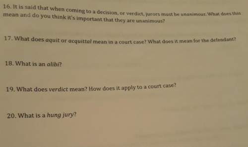These questions pertain to law and are easy due 05/29/19