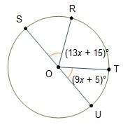 In circle o,su is a diameter what is mst
