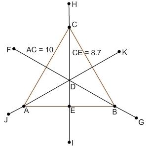 Plsssss triangle abc is an equilateral triangle. the angle bisectors and the perpendicular bisectors