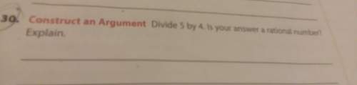 Divide 5 by 4 is your answer a rational number explain