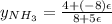 y_{NH_{3}}=\frac{4+(-8)\epsilon}{8+5\epsilon}