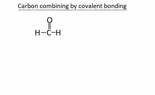Which of the following best describes a possible carbon compound?  a) one carbon atom forms a quadru