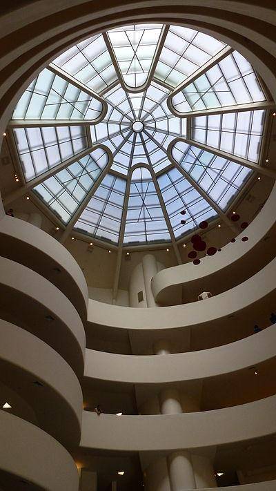 Which statement about the east building of the national gallery of art, the solomon r. guggenheim mu