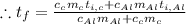 \therefore t_f = \frac{c_cm_ct_{i,c} + c_{Al}m_{Al}t_{i,Al}}{c_{Al}m_{Al} + c_cm_c}