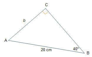 The equation sin(40o) = can be used to determine the length of line segment ac. what is the length o