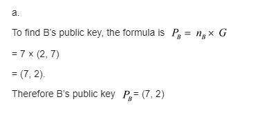 This problem performs elliptic curve encryption/decryption using the scheme out-lined in section 10.