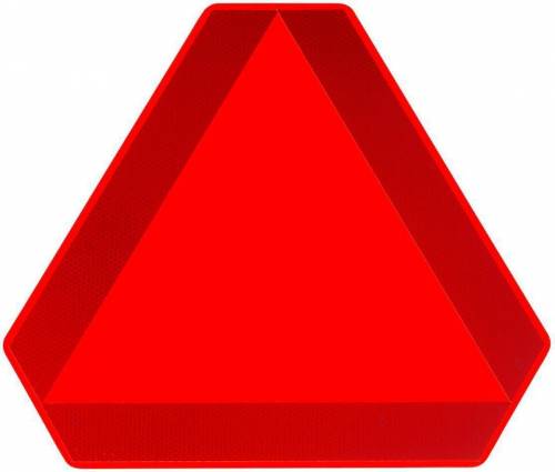 Which sign are you not likely to see mounted beside the road?  a. no passing pennant.  b.slow-moving