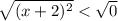 \sqrt{(x+2)^2}