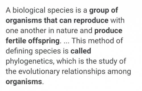 What is the term for a group of organisms that can reproduce and have fertile offspring