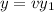 y=vy_1