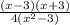\frac{(x-3)(x+3)}{4(x^{2}-3) }