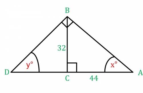 In the diagram below, bc is an altitude of abd. to the nearest whole unit, what is the length of cd?